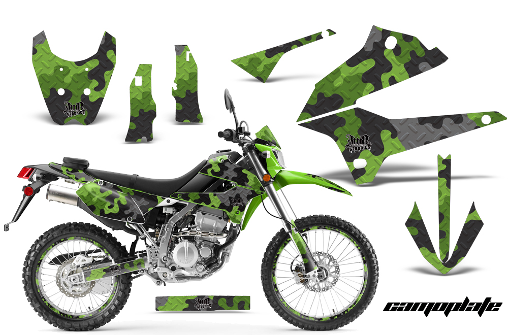 Kawasaki KLX 250 08-09 NP Graphic Kit CP G NPs